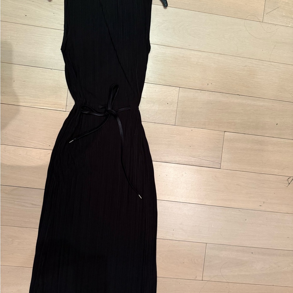 & Other Stories Black pleated Dress